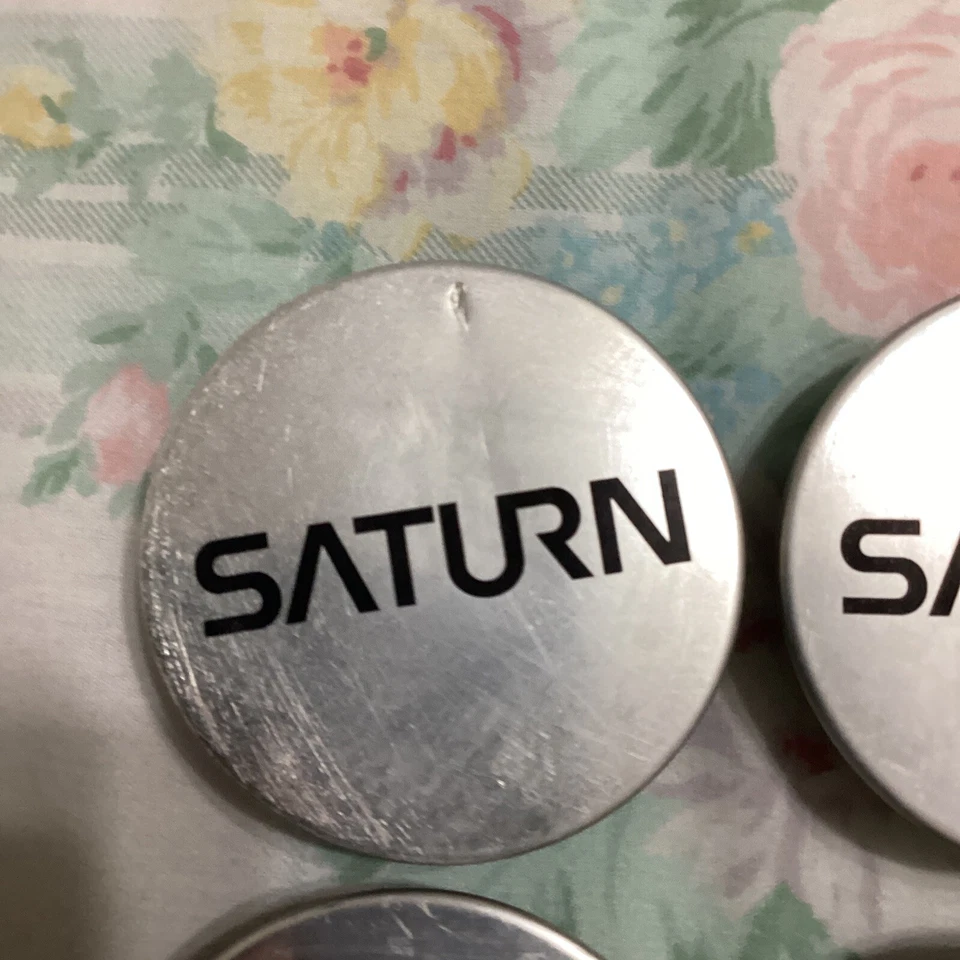 Juego de 4 Tapacubos Centro Saturn L200 L300 OEM 9593169 9594156 9595157 Foto 3 de 4