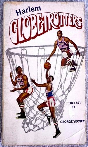 1. Auflage SC-Buch: Harlem Globetrotter mit 12 beschrifteten Fotos, 160 Seiten
