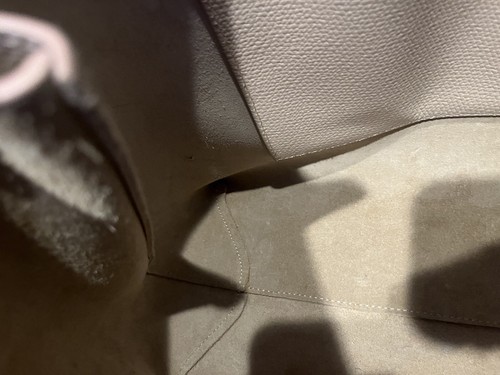 Longchamp Roseau Tote Hand Bag Leather Pink Beige Great Condition 10058HPN133 - Picture 8 of 11