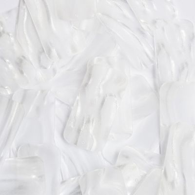 Sequin Rectangle 1.5 inch Crystal Bubble Illusion. Large Paillettes. Large Paill