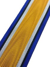 World War 1 Medal Ribbon, British War Medal, Full Size Medal