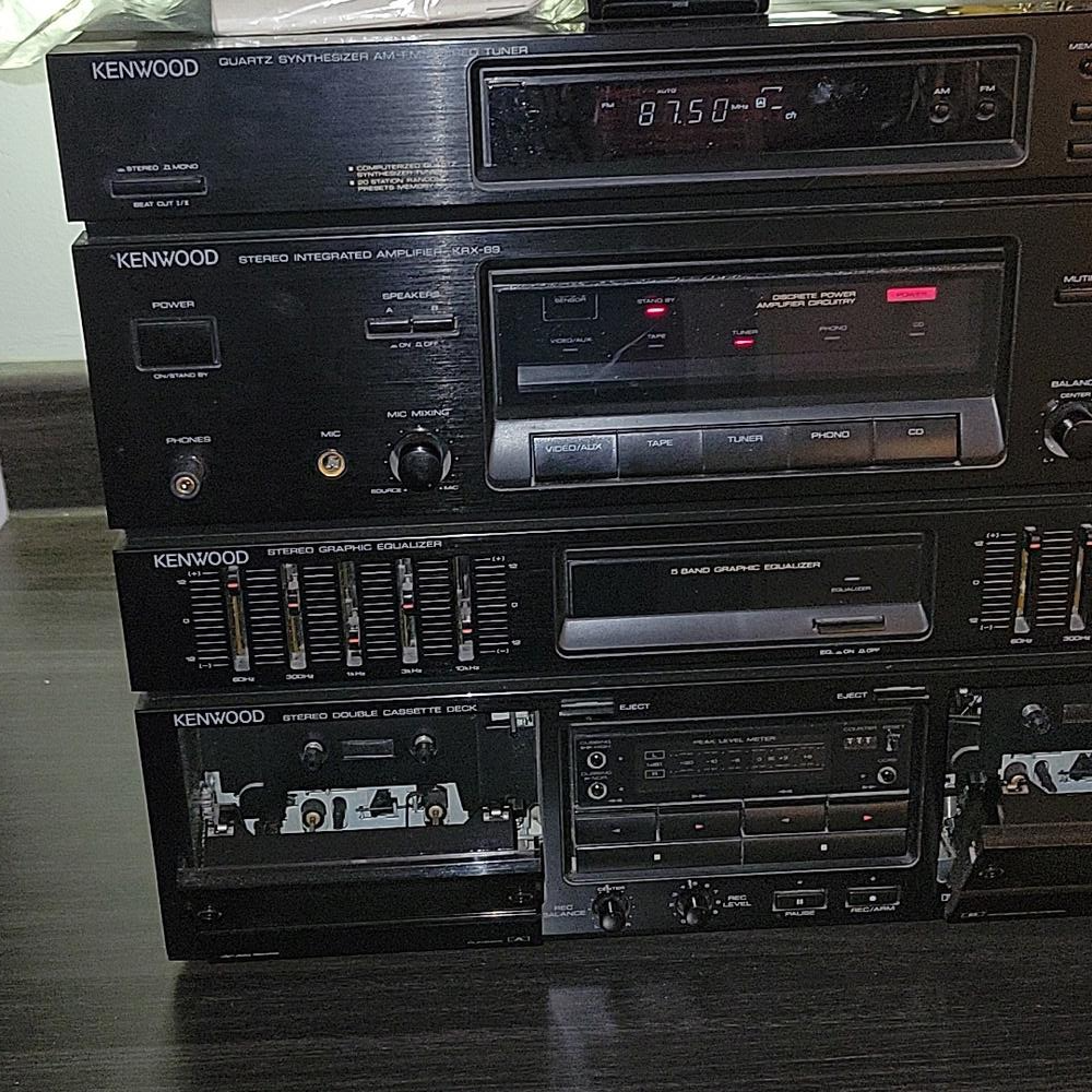 VINTAGE KENWOOD KRX89 STEREO TUNER RECEIVER AMPLIFIER EQUALIZER