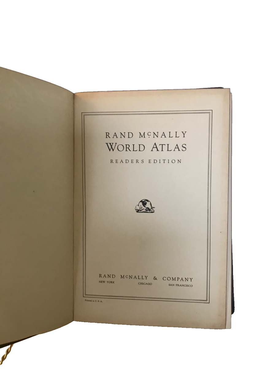 World Atlas; Readers Edition 1943 | eBay