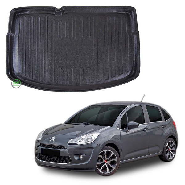 Kofferraumwanne Laderaumwanne FüR Citroen C3 2009-2016 5-TüRer Htb Antirutsch-image