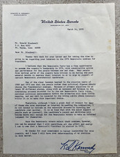 1976 Edward Ted Kennedy Facsimile Democratic Nominee Response Letter
