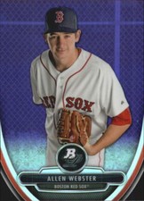 2013 Bowman Platinum Chrome Prospects Purple Refractor Singles - You Choose