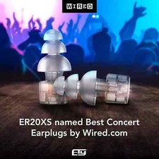 Etymotic Research ER20XS-SMF-P High-Fidelity Earplugs in Polybag Package Uk Sel.