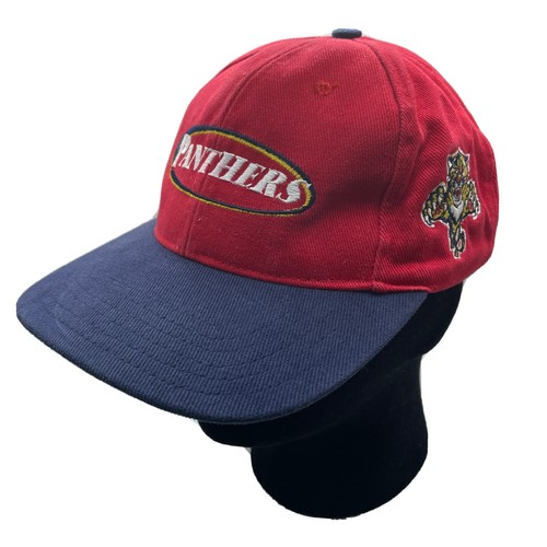90s VTG Florida Panthers Hat Ball Cap Twins Enterprises USA Snapback NHL Hockey - Picture 1 of 12