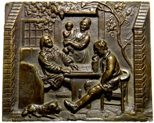 Cast  Bronze Medal Plaque  (06005)