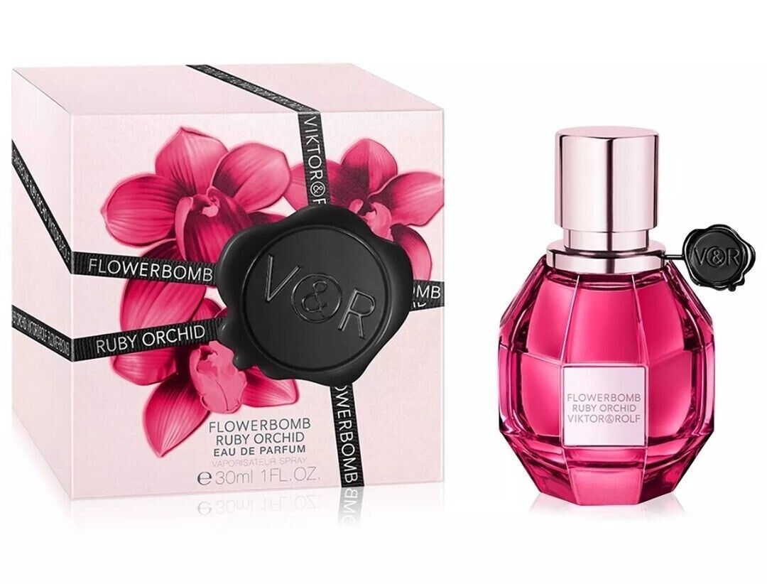 Viktor & Rolf Flowerbomb Ruby Orchid 1 oz Eau De Parfum 30 ml Spray