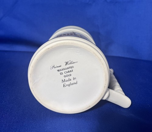 Recorte de oro de 22 quilates Beer Stein (Inglaterra) Príncipe William de la Casa del Parlamento - Imagen 5 de 5