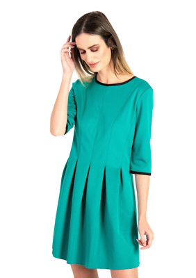 oodji Ultra Women's dress with pleated skirt size S