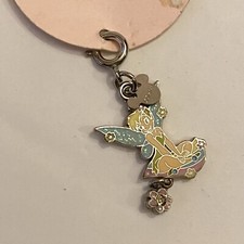 Disney High Intensity Silver Tone Bracelet Charm Tinkerbell