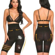 High Waist Long Leg Panties Body Shaper Tummy Thigh Slimming Shapewear Underwear