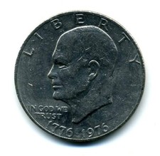 NICE 1976 P Dwight D. Eisenhower DOLLAR 100 CENT U.S $1 US IKE COIN#8292