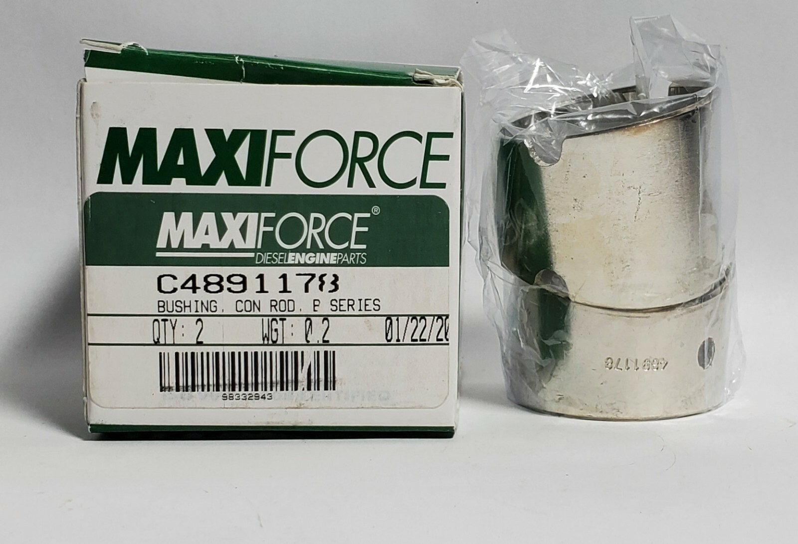 MAXI FORCE C4891178 CONNECTOR ROD BRUSHING, C4891178 SET OF 2 | eBay