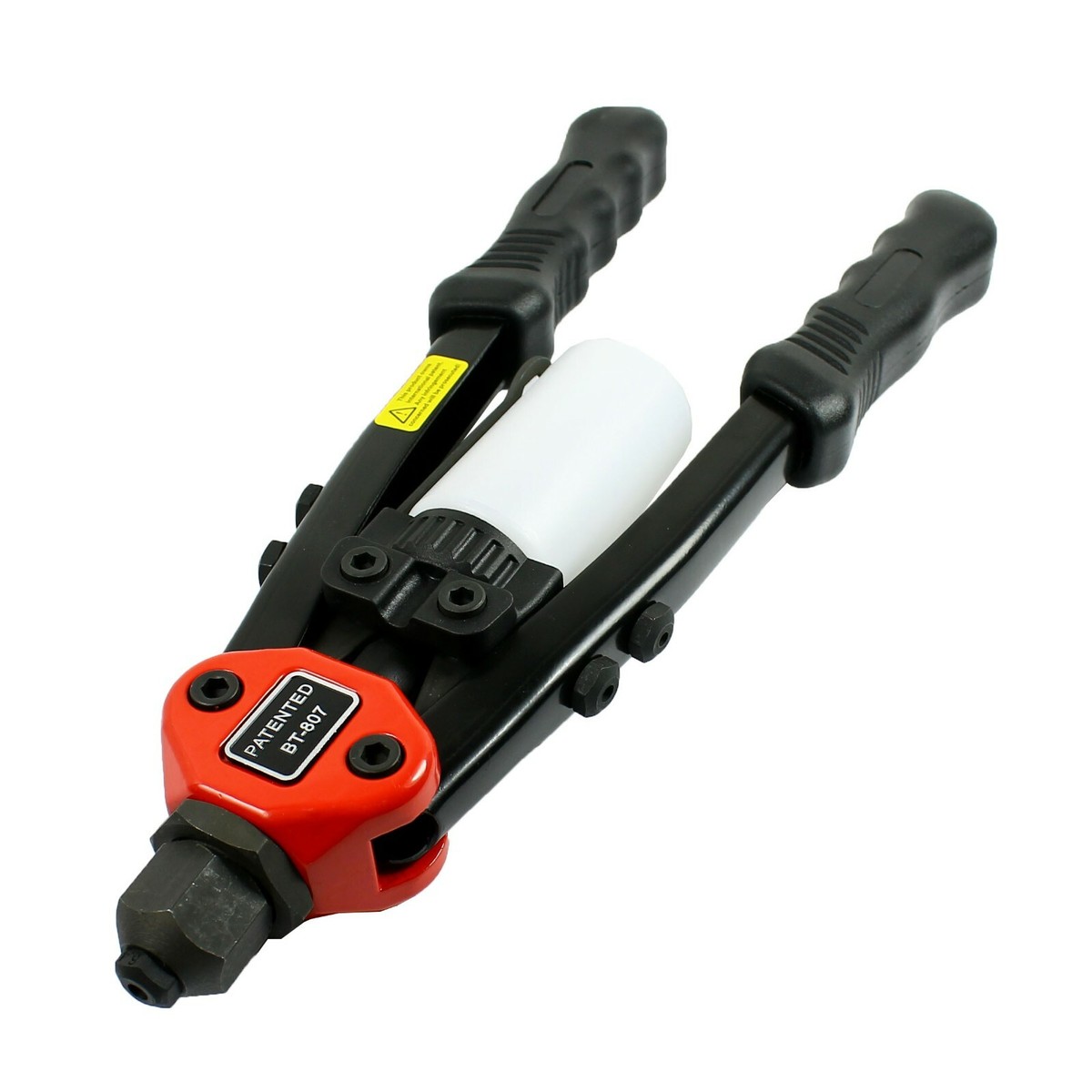 LIBRATON 9.5 inch rivet nut tool, one-handed rivet nut gun, hand rivet nut setter with 40pcs threaded rivet nuts, M3, M4, M5, M6, metric interchangeable