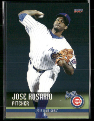 Jose Rosario 2017 Iowa Cubs Team Set
