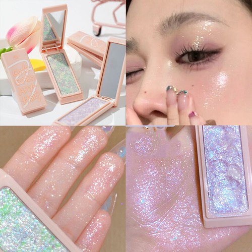 Glitter Eyeshadow Pearlescent Diamond Long Lasting Body Highlighter Makeup / - Picture 2 of 13