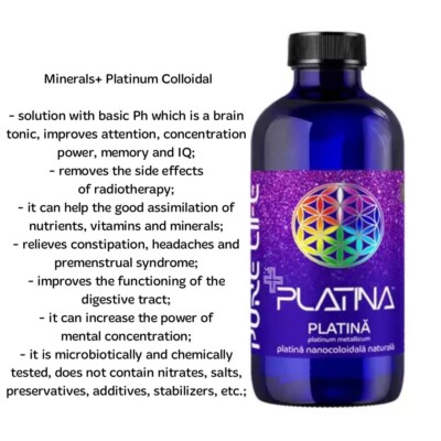 Minerals+ Platinum Colloidal , Attention, Concentration, Memory ,240ml ...