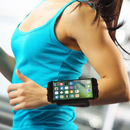 Obrotowy uchwyt na pasek na nadgarstek Fitness Stojak na telefon Bransoletka