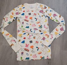 Hanna Andersson Christmas Winter 100 Organic Cotton Pajama Top Unisex Kids US 14