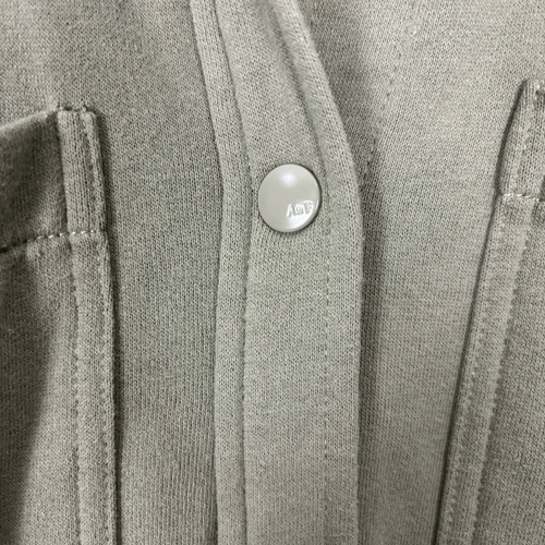Abercrombie & Fitch Women's Green Fleece Lined Button Down Shacket Size XS - Picture 5 of 8