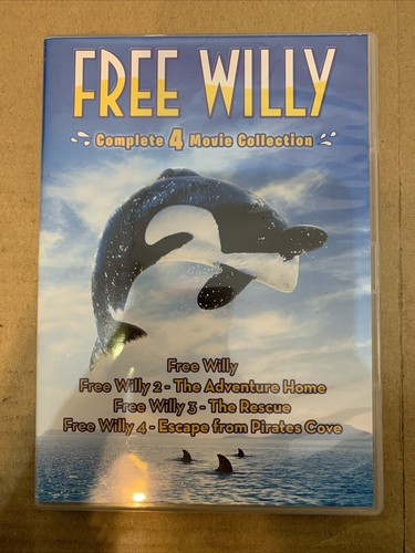 Free Willy Complete 4 Movie Collection DVD
