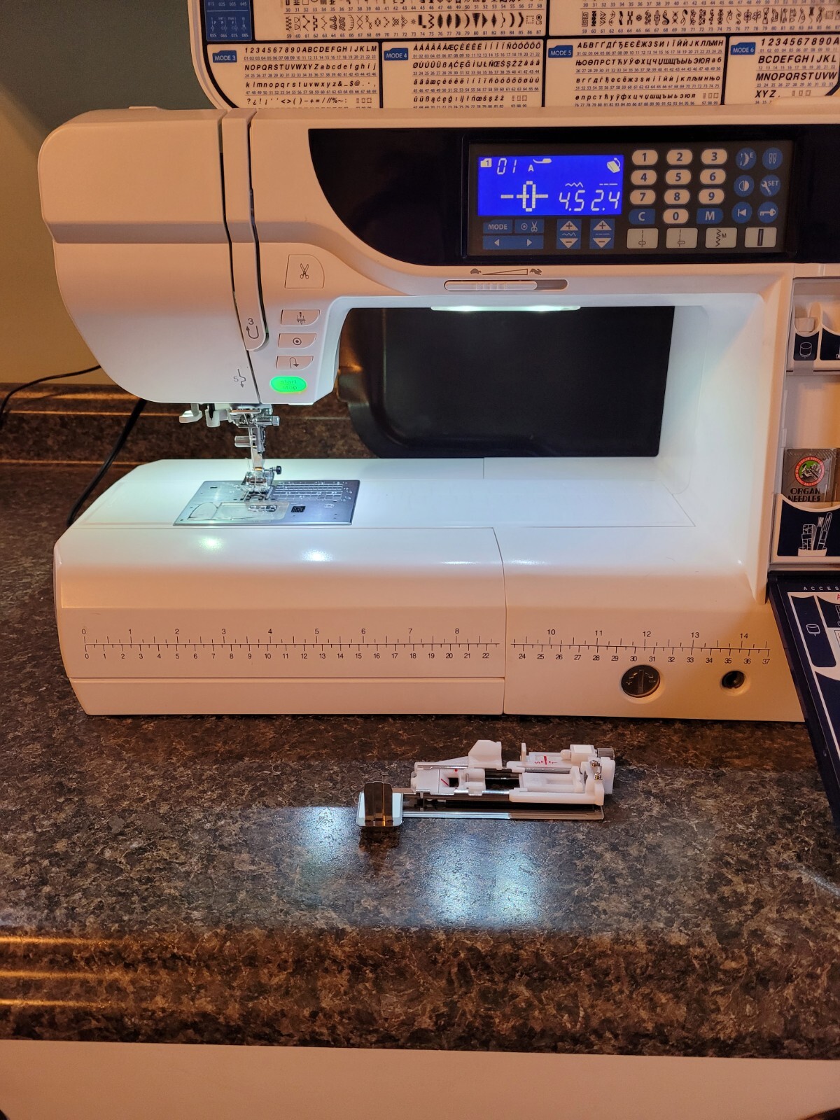 Elna eXcellence 730 Pro Sewing and Quilting Machine No Case EUC eBay
