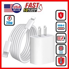 20W Super Fast Charger  Type-C Cable For iPhone 11 13 14 Pro Max 8 7 6 5X Xs XR