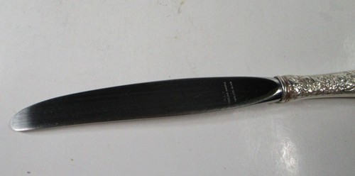 Cuchillo de Cena Alvin BRIDAL BOUQUET Esterlina Moderno Mango Hueco 9" - Imagen 10 de 11