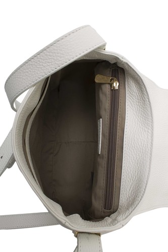 Borsa a tracolla Versace Borsa Giorno Bianco Argento - Argento Bianco LBFS425LSTSLB2OC - Foto 2 di 4