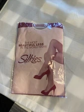Silkies Ultra Soft Dimensions Control Top Pantyhose Size X Tall Nude