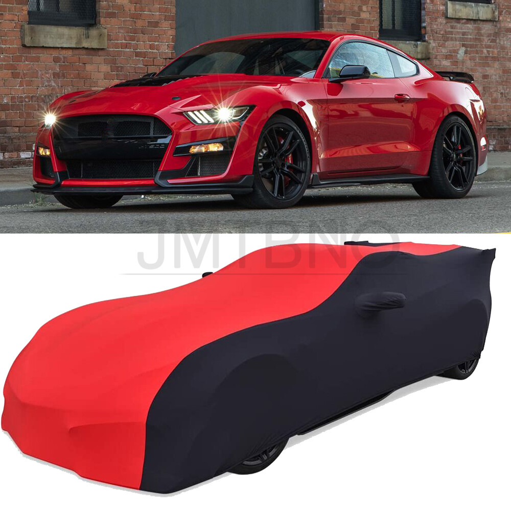 For Ford Mustang Shelby GT500 Indoor Car Cover Satin Stretch Dust