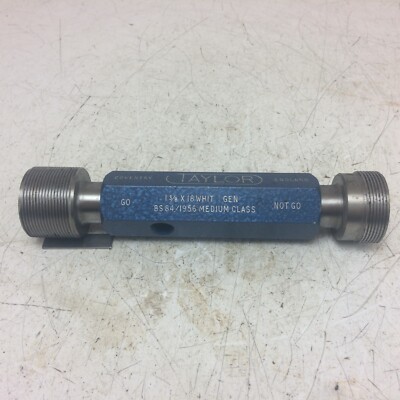 Go / No Go 1-3/8'' x 18 - WHIT GEN - Go/No Go Plug Gewindelehre (gebraucht)