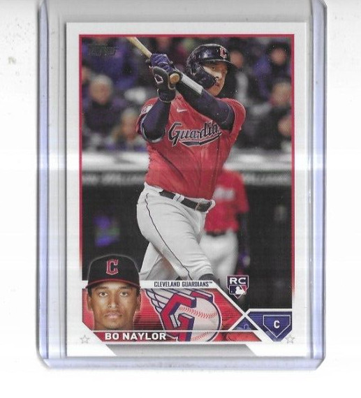 2023 Topps #421 Bo Naylor Cleveland Guardians Rookie Card