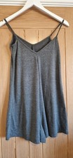 BOOHOO SIZE 8 GREY CAMI PLAYSUIT A3