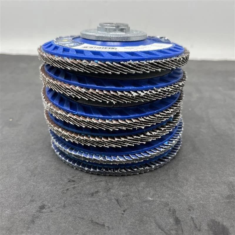 RADNOR™ 64000955 4 1/2" X 5/8" - 11" 60 Grano Tipo 27 Solapa Disco-6Pck Foto 2 de 3