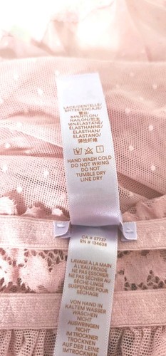 Savage X Fenty Sheer Lace Mesh Lingerie Babydoll PINK 1X - NWOT -134638 - Picture 9 of 9