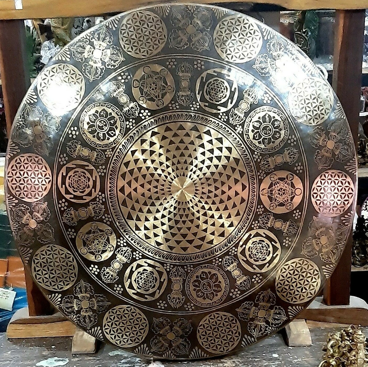 100 CM Gong Extra Large Gong Gong Bath Handmade Gong Big Re Vibrating Sound Gong