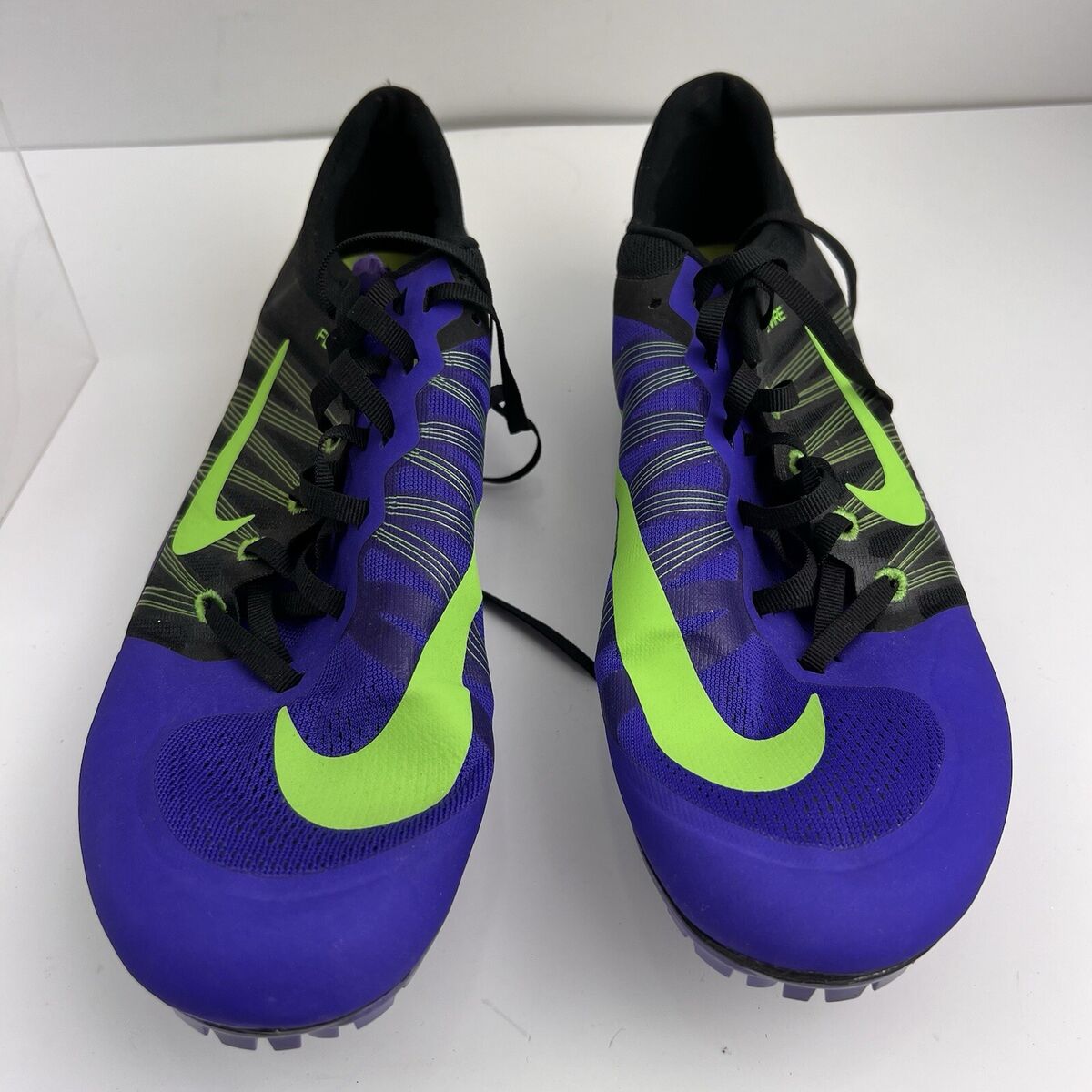 NIKE Men's Flywire Zoom Ja Fly Black Purple Racing Sprint NIKE Men's Flywire Zoom Ja Fly Black Purple Racing Sprint