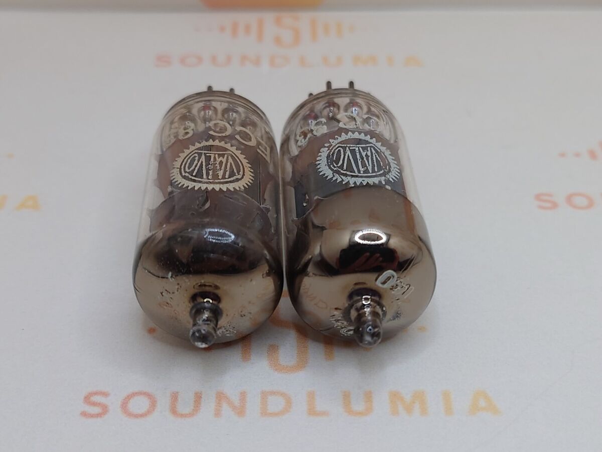 Valvo ECC83 12AX7 Short Plates 45° O-Getter Matched Pair Valvo ECC83 12AX7 Short Plates 45° O-Getter Matched Pair
