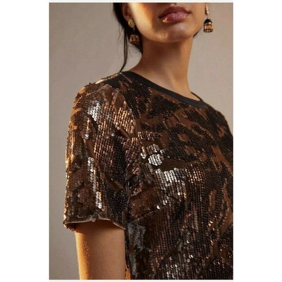 andi sequin tee dress Andi Sequined Tee Dress
