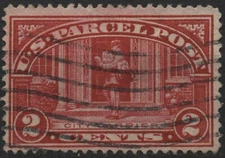 USA 1913 Q2 2c carmine rose, city carrier parcel post stamp