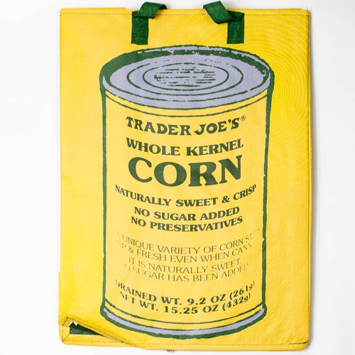 Canned Corn Trader Joe&amp;amp;#039;s reusable Shopping Bag Can Corn NWT 1 Bag