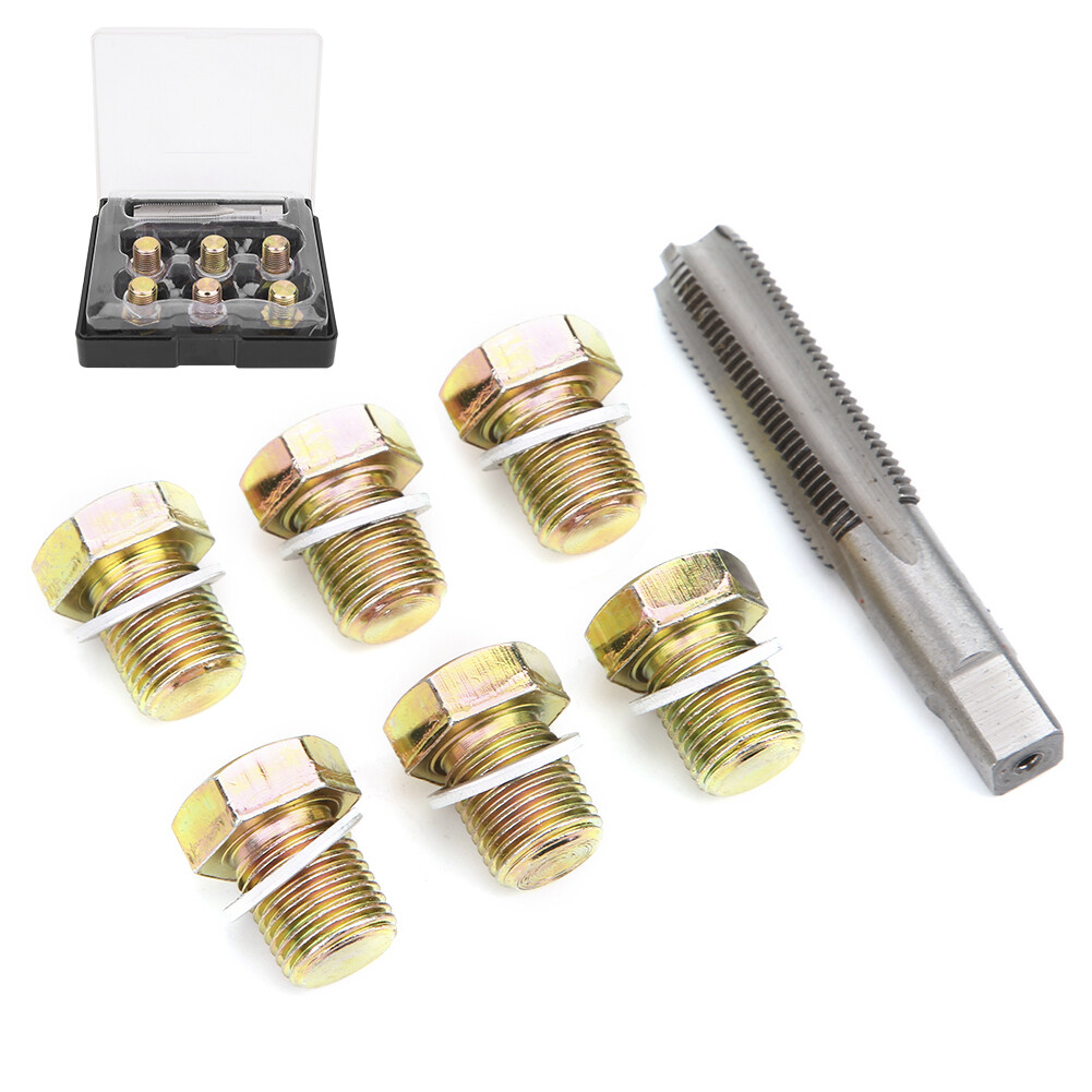 M13 X 1.25MM Oil Drain Plug Tap Thread Repair Kit Oil Pan Screws