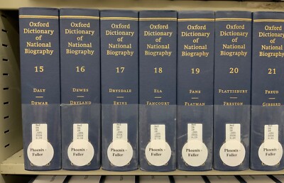 2004 Oxford Dictionary of National Biography 1st Edition Complete