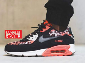 New Men Nike Air Max 90 Black Hot Lava Infrared Limited Edition Rare Size 6  7 | eBay