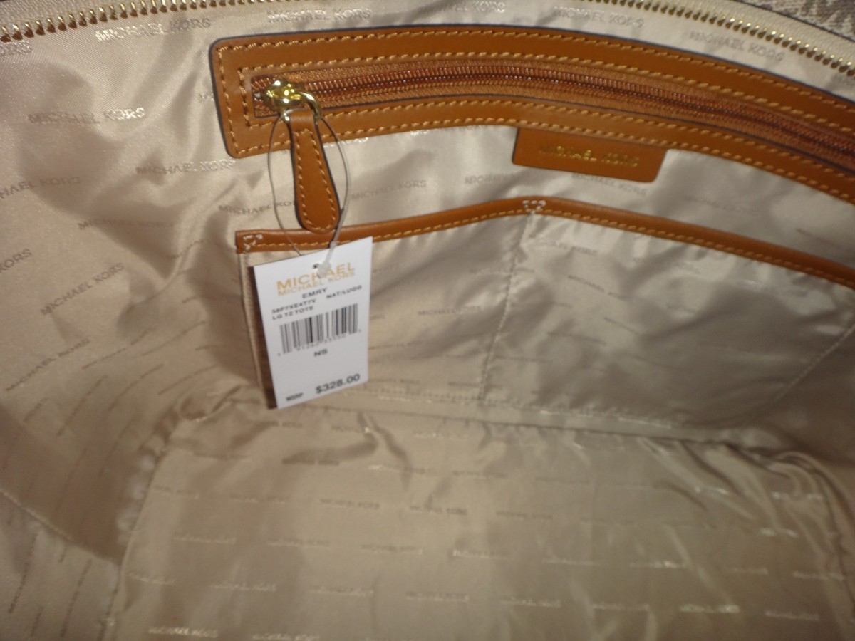Michael Kors Emry Signature Logo Large Top Zip Tote 38f7xe4t7v