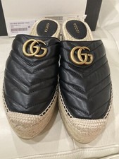 New Gucci Women's Pilar Platform GG Black Size 40